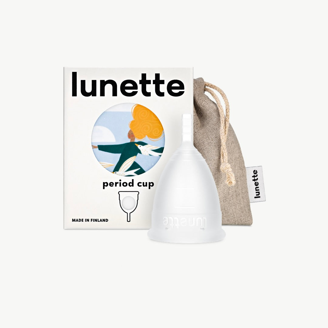 Lunette Period Cup Clear Size 1&2