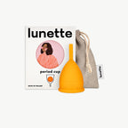 Lunette Period Cup Orange Size 1&2