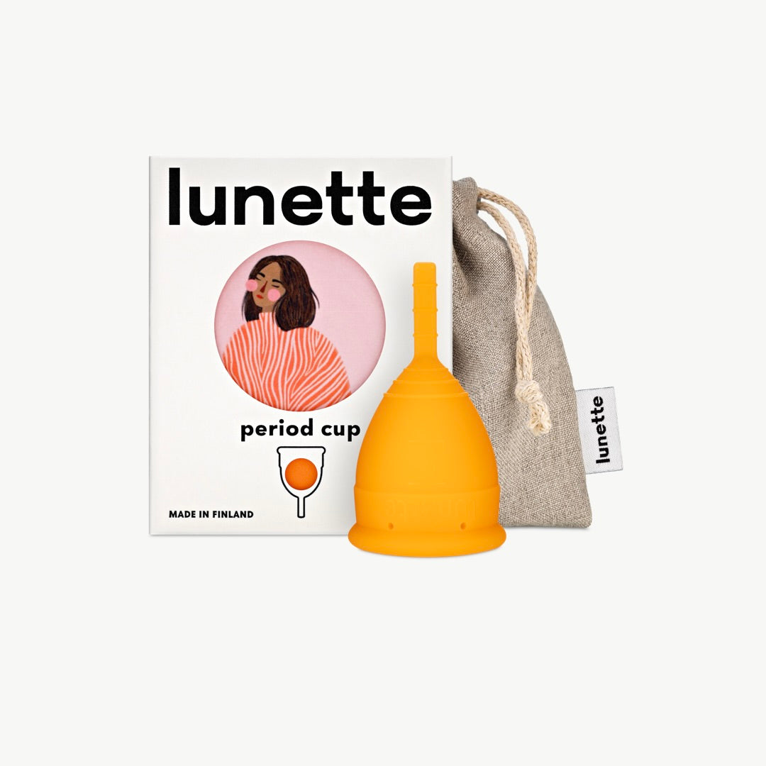 Lunette Period Cup Orange Size 1&2