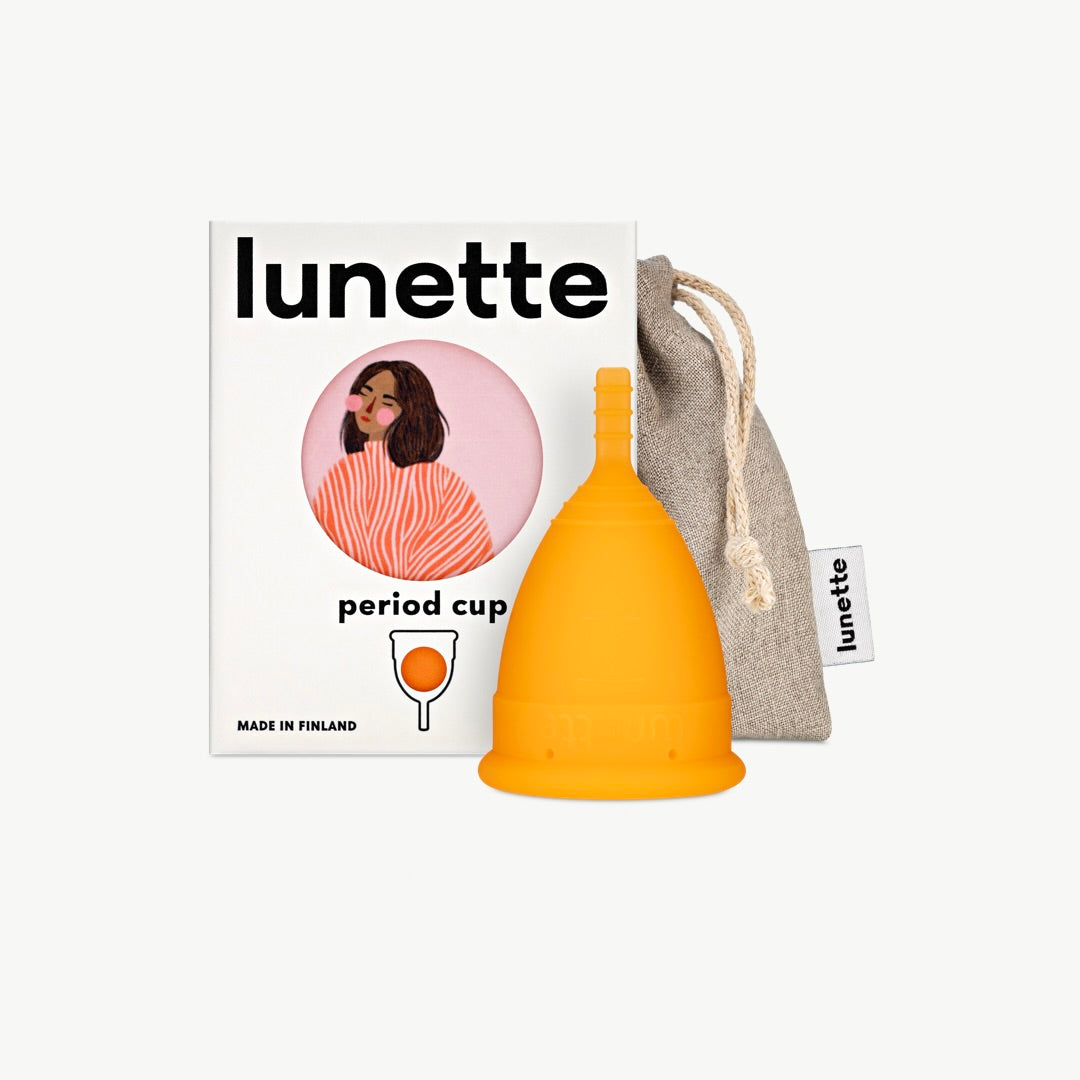 Lunette Period Cup Orange Size 1&2