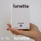 Lunette Cup Wipes 20 pack