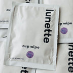 Lunette Cup Wipes 20 pack