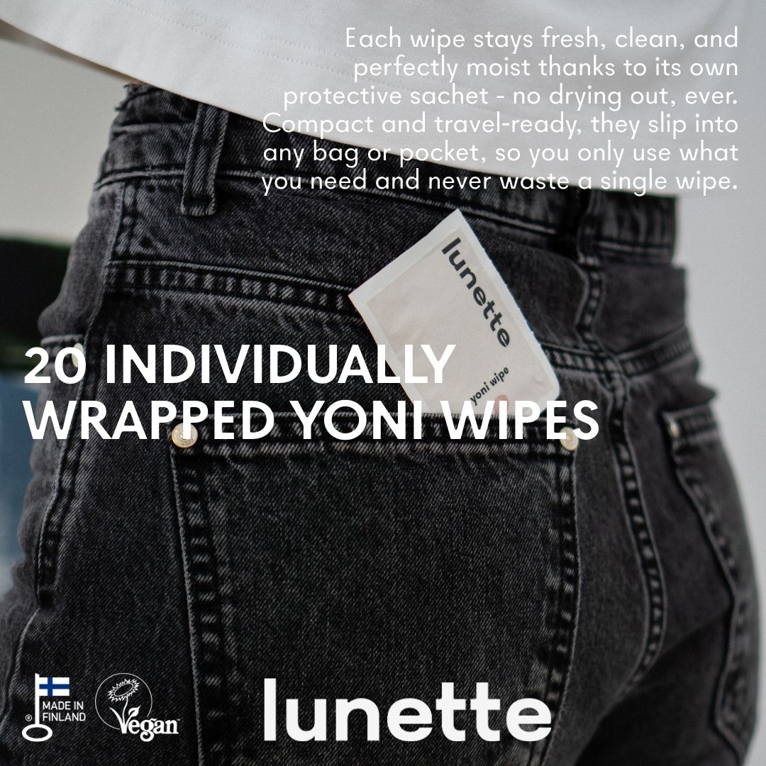 Lunette Yoni Wipes 20 pack