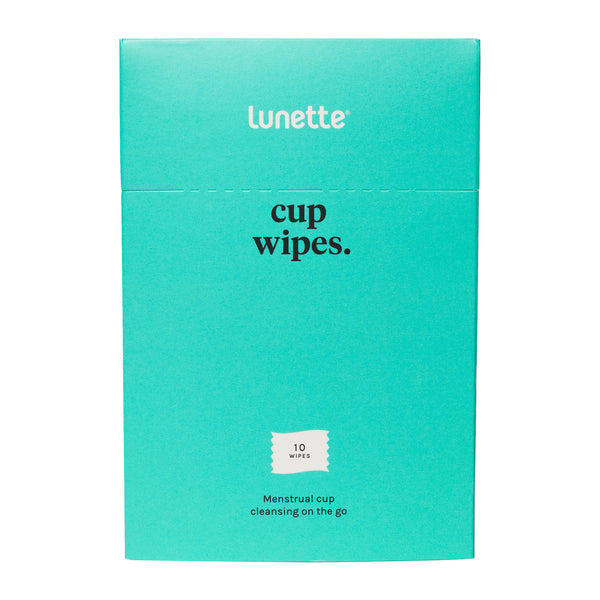 Lunette Cup Wipes 10 pack