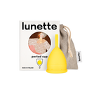 Lunette Period Cup Yellow Size 1&2