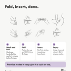 How to use a menstrual cup: wash and boil, fold, insert, empty